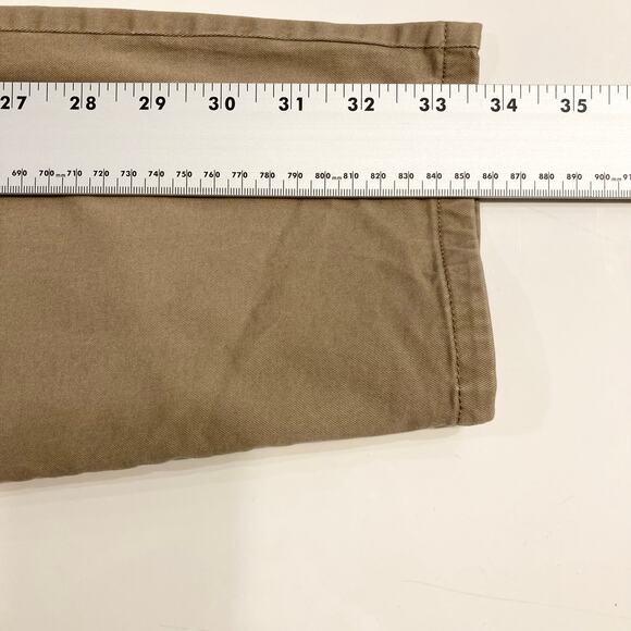 GAP Pants Women 16 Khakis Skinny-Mini Stretchy-Cotton Tan-Beige-Brown Pocket Zip - Picture 9 of 13